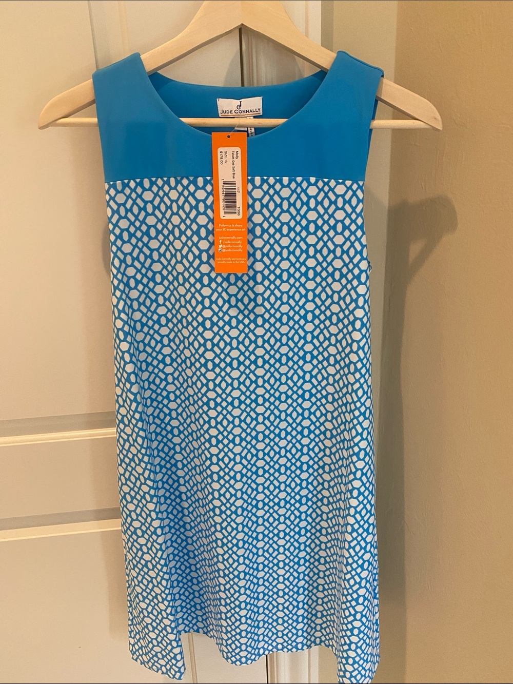 Jude Connolly light blue Molly dress size small with pockets